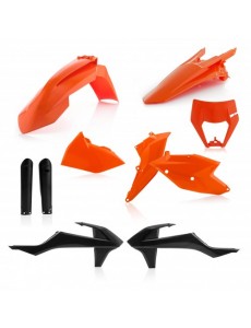 KIT PLÁSTICOS COMPLETO ACERBIS KTM EXC / EXC-F 2017 - 2019 COR ORIGINAL 019